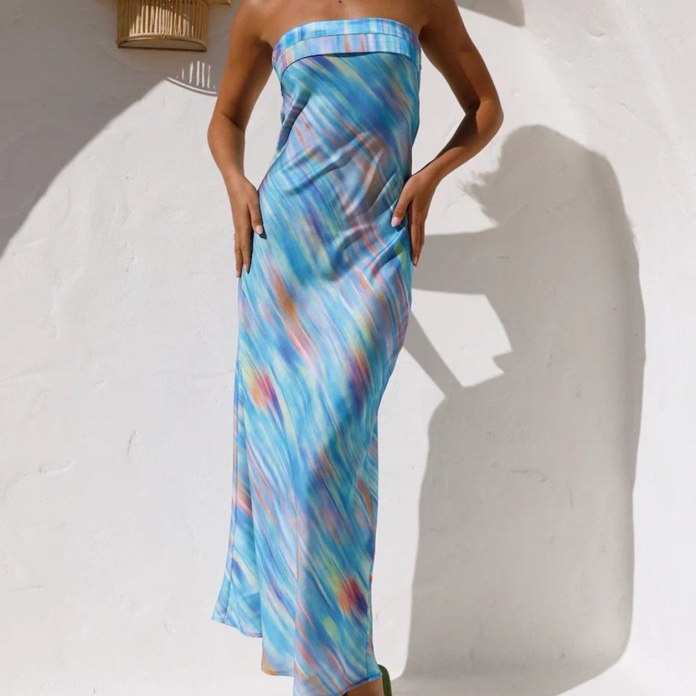 Hello Molly Flirting Game Maxi Dress